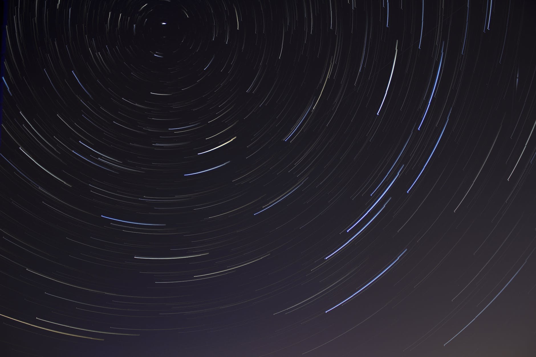 time lapse photo of stars on night